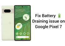 Fix Google Pixel 7 Battery Draining Issue